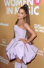 ARIANA GRANDE at Billboard Women in Music 2018 in New York 12/06/2018