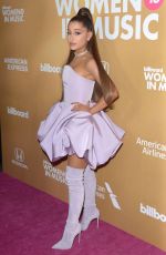 ARIANA GRANDE at Billboard Women in Music 2018 in New York 12/06/2018