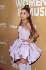 ARIANA GRANDE at Billboard Women in Music 2018 in New York 12/06/2018