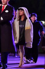 ARIANA GRANDE at Disneyland in Los Angeles 11/30/2018