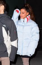 ARIANA GRANDE Leaves Her Apartment in New York 12/05/2018