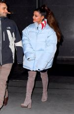 ARIANA GRANDE Leaves Her Apartment in New York 12/05/2018