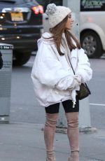 ARIANA GRANDE Out in New York 12/07/2018