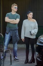 ARIEL WINTER and Levi Meaden Wait for Their Car in Los Angeles 12/11/2018