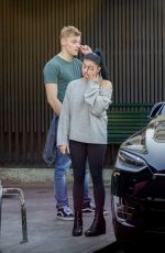 ARIEL WINTER and Levi Meaden Wait for Their Car in Los Angeles 12/11/2018