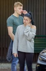 ARIEL WINTER and Levi Meaden Wait for Their Car in Los Angeles 12/11/2018