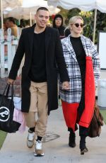 ASHLEE SIMPSON and Evan Ross Out for Lunch in West Hollywood 12/29/2018
