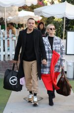 ASHLEE SIMPSON and Evan Ross Out for Lunch in West Hollywood 12/29/2018
