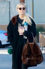 ASHLEE SIMPSON Heading to a Gym in Studio City 12/28/2018