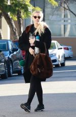 ASHLEE SIMPSON Heading to a Gym in Studio City 12/28/2018