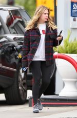 ASHLEY BENSON at a Gas Station in Los Feliz 12/14/2018