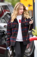 ASHLEY BENSON at a Gas Station in Los Feliz 12/14/2018