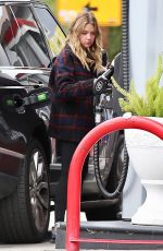 ASHLEY BENSON at a Gas Station in Los Feliz 12/14/2018