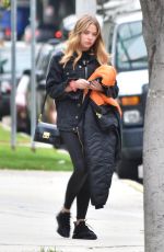 ASHLEY BENSON Leaves a Hair Salon in Los Angeles 12/05/2018