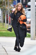 ASHLEY BENSON Leaves a Hair Salon in Los Angeles 12/05/2018