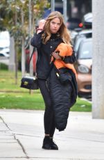 ASHLEY BENSON Leaves a Hair Salon in Los Angeles 12/05/2018