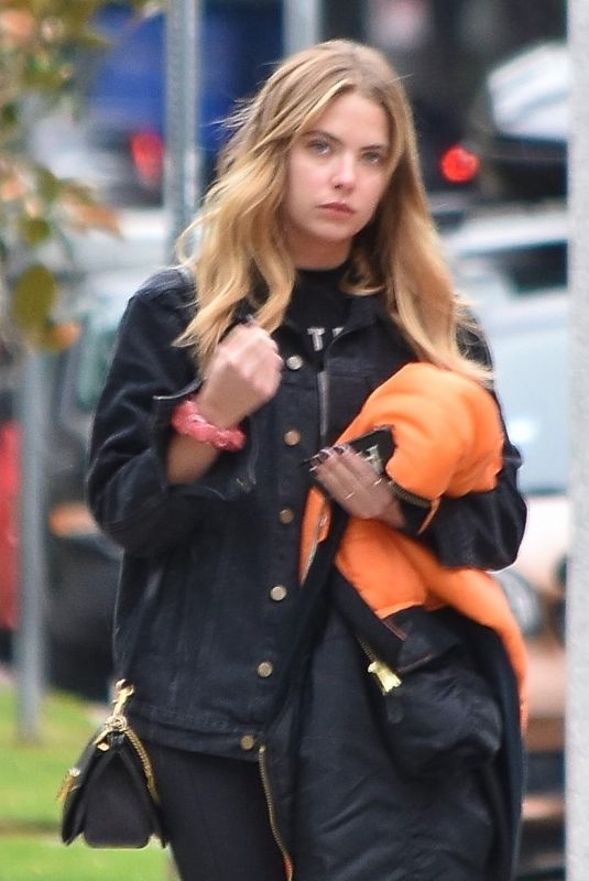 ASHLEY BENSON Leaves a Hair Salon in Los Angeles 12/05/2018