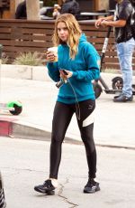 ASHLEY BENSON Out for Coffee in Los Angeles 12/10/2018