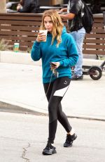 ASHLEY BENSON Out for Coffee in Los Angeles 12/10/2018