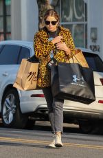 ASHLEY BENSON Out Shopping in Beverly Hills 12/12/2018