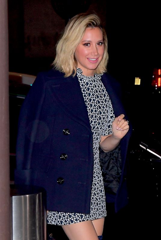 ASHLEY TISDALE Arrives at Z100