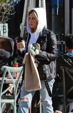 ASHLEY TISDALE in Ripped Denim Out for Lunch in Los Angeles 11/30/2018