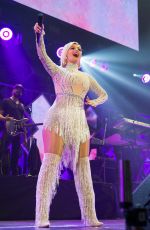 BEBE REXHA at 103.5 KissFM Jingle Ball in Chicago 12/12/2018