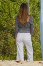 BEHATI PRINSLOO on the Set of a Photoshoot at a Beach in Malibu 12/18/2018