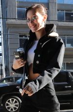 BELLA HADID Out and About in New York 12/19/2018