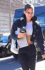 BELLA HADID Out and About in New York 12/19/2018