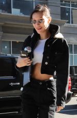 BELLA HADID Out and About in New York 12/19/2018