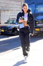 BELLA HADID Out and About in New York 12/19/2018