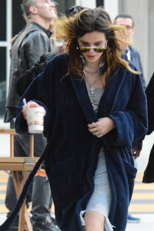 BELLA THORNE Out and About in Los Angeles 12/19/2018