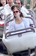 BILLIE LOURD at Disneyland in Anaheim 12723/2018