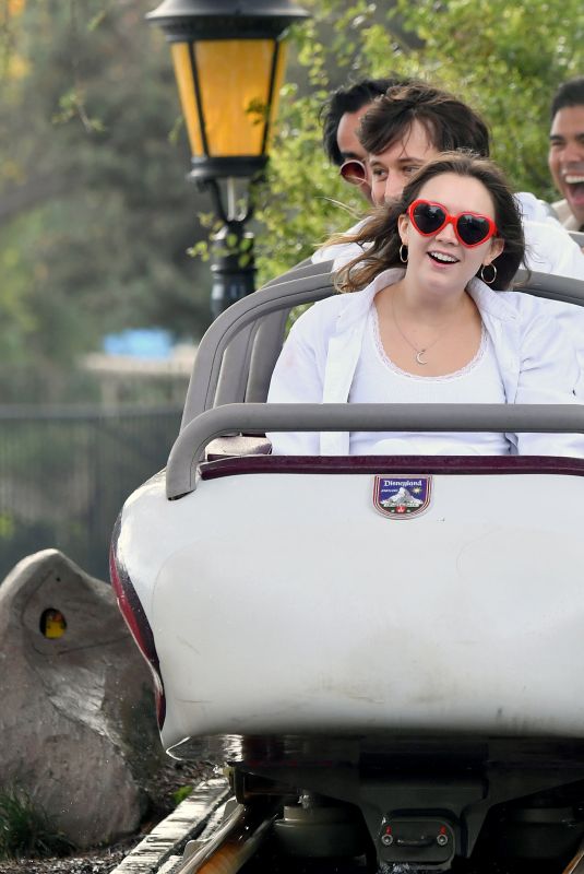 BILLIE LOURD at Disneyland in Anaheim 12723/2018