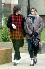 BILLIE PIPER and Johnny Lloyd Out in London 12/27/2018