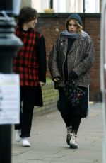 BILLIE PIPER and Johnny Lloyd Out in London 12/27/2018