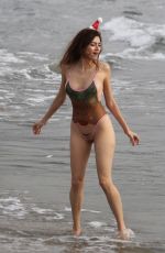 BLANCA BLANCO in Swimsuit at a Beach in Malibu 12/23/2018