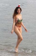 BLANCA BLANCO in Swimsuit at a Beach in Malibu 12/23/2018