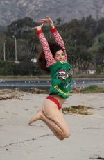 BLANCA BLANCO Out at a Beach in Malibu 12/21/2018