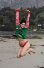 BLANCA BLANCO Out at a Beach in Malibu 12/21/2018