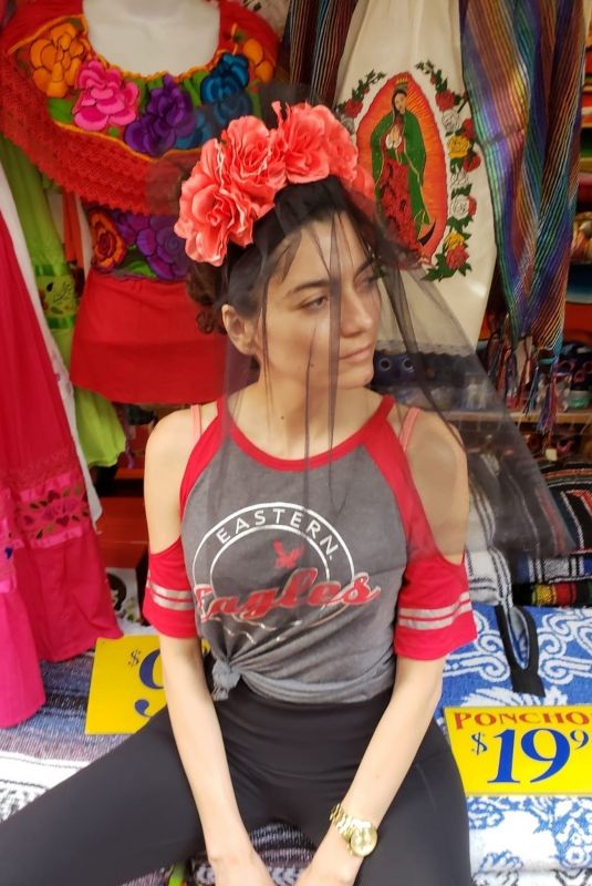 BLANCA BLANCO Shopping at a Mexican Flea Market in Los Angeles 12/10/2018