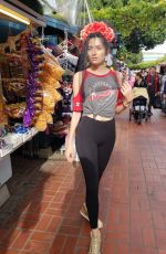 BLANCA BLANCO Shopping at a Mexican Flea Market in Los Angeles 12/10/2018