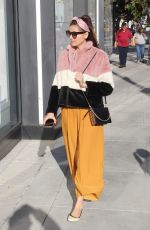 BLANCA BLANCO Shopping on Rodeo Drive in Beverly Hills 12/26/2018