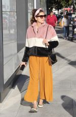 BLANCA BLANCO Shopping on Rodeo Drive in Beverly Hills 12/26/2018