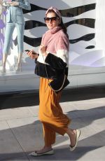 BLANCA BLANCO Shopping on Rodeo Drive in Beverly Hills 12/26/2018