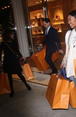 BRANDY NORWOOD Out Shopping in Beverly Hills 12/11/2018