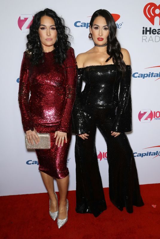 BRIE and NIKKI BELLA at Z100’s Jingle Ball in New York 12/07/2018