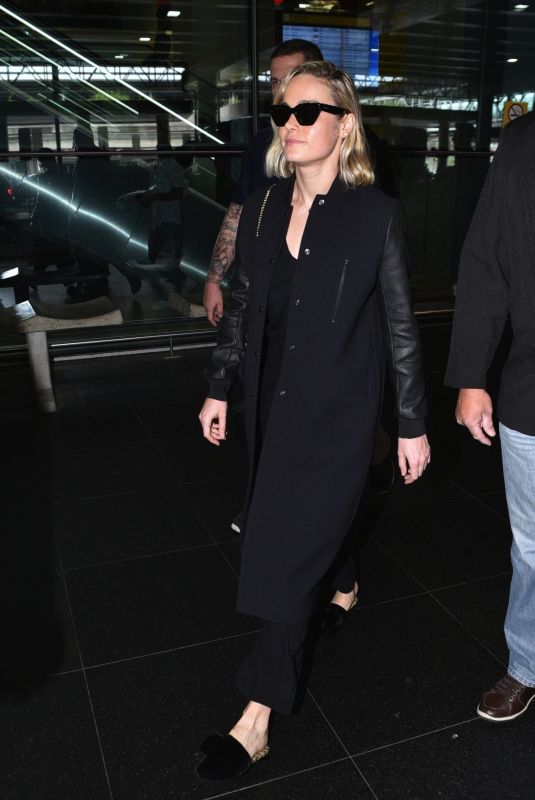 BRIE LARSON at Guarulhos Airport in Sao Paulo 12/07/2018