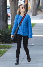 BRIE LARSON Heading to a Spa in West Hollywood 12/02/2018